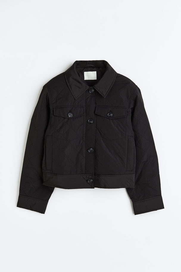 H&M Quilted Jacket Black