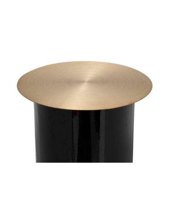 360Living Floor Candleholder Art Deco 165 Black / Gold