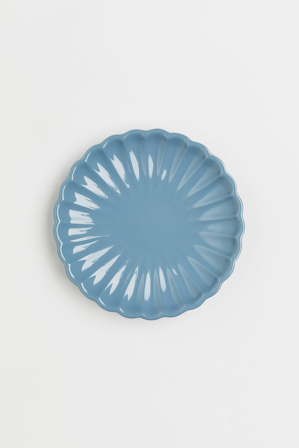 H&M HOME Small Porcelain Dish Blue