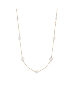 Lydia Pearl Chain Necklace 80