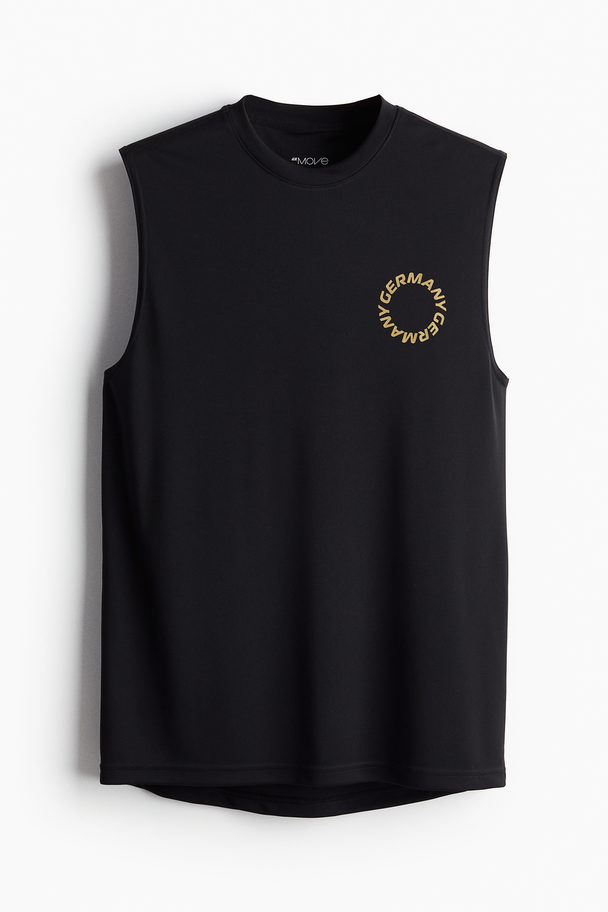 H&M DryMove™ Sport-Tanktop Schwarz/Germany