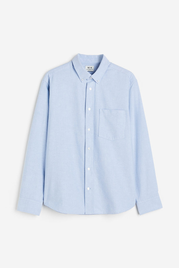 H&M Oxfordhemd Regular Fit Hellblau