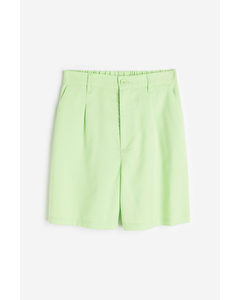 Tailored Shorts Light Green