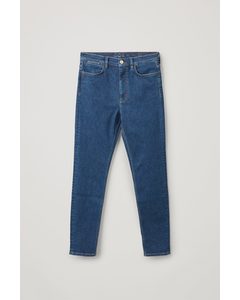 Skinny Mid-rise Jeans Medium Blue