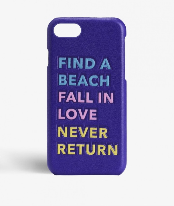 The Case Factory iPhone 7/8 Find a Beach Purple