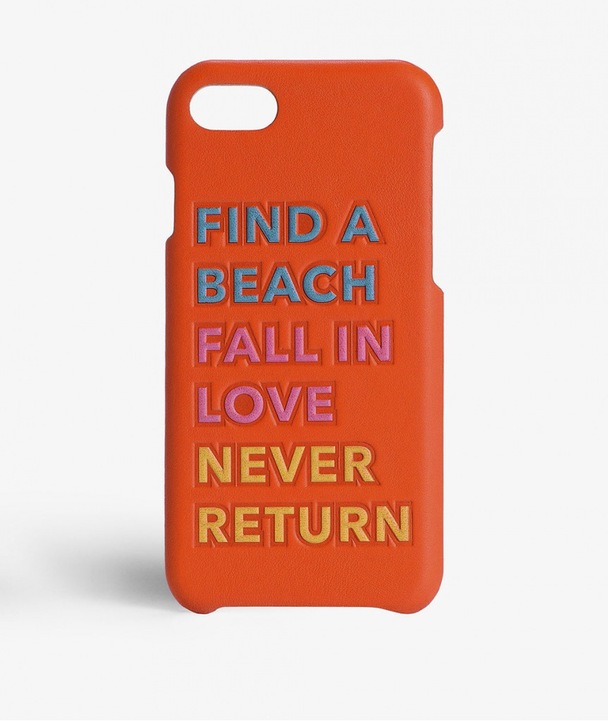 The Case Factory Iphone 7/8 Find A Beach Orange