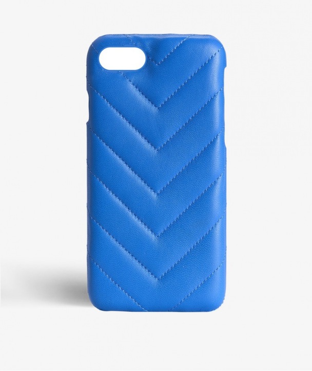 The Case Factory iPhone 7/8  V Nappa Azzurro