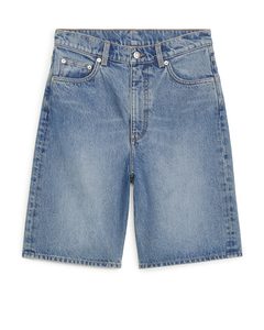 Denim-Shorts ohne Stretch Hellblau