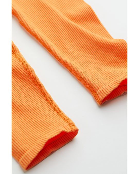 H&M Seamless Leggings Orange