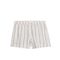 Shorts I Linne Off-white/blå
