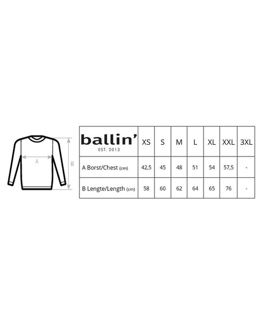 Ballin Est. 2013 Ballin Est. 2013 Panter Block Sweater White
