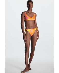Printed Bikini Briefs Orange