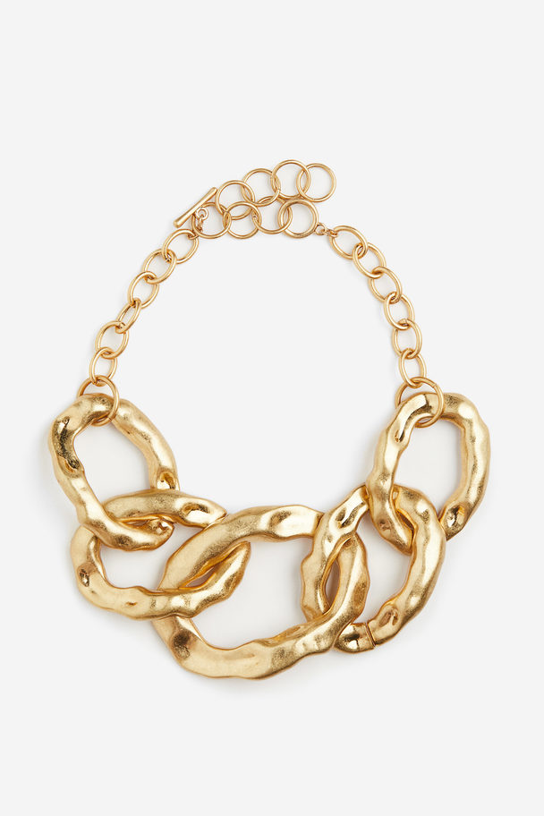 H&M Schwere Halskette Goldfarben