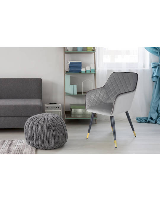 360Living Chair Amino 525 Grey / Dark Grey