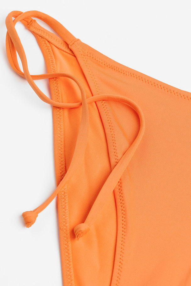 H&M Bikinitanga Met Strikbandjes Oranje