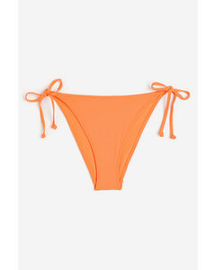 Bikinitanga Met Strikbandjes Oranje