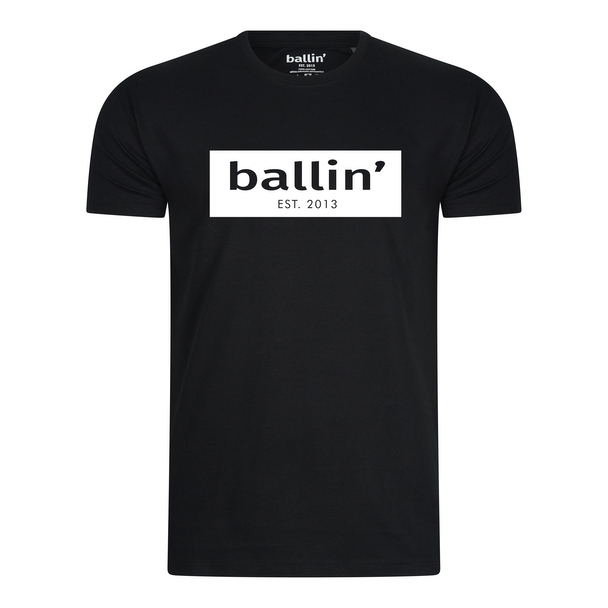 Ballin Est. 2013 Ballin Est. 2013 Cut Out Logo Shirt Zwart