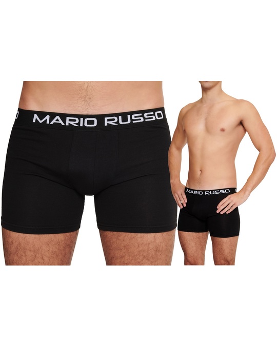 MARIO RUSSO Mario Russo 10-pack Basic Boxers Black