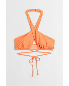 Bikini-bh Med Halterneck Orange