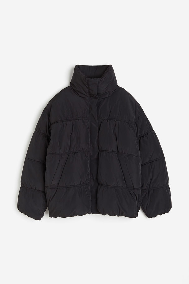 H&M Quilted Puffer Jacket Black