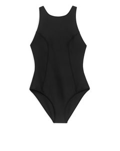 Scuba Racerback Swimsuit Black
