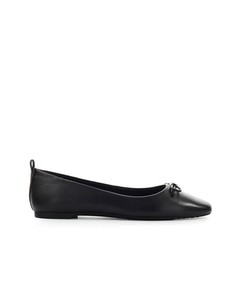 Michael Kors Eloise Black Monogram Ballet Flat Shoe