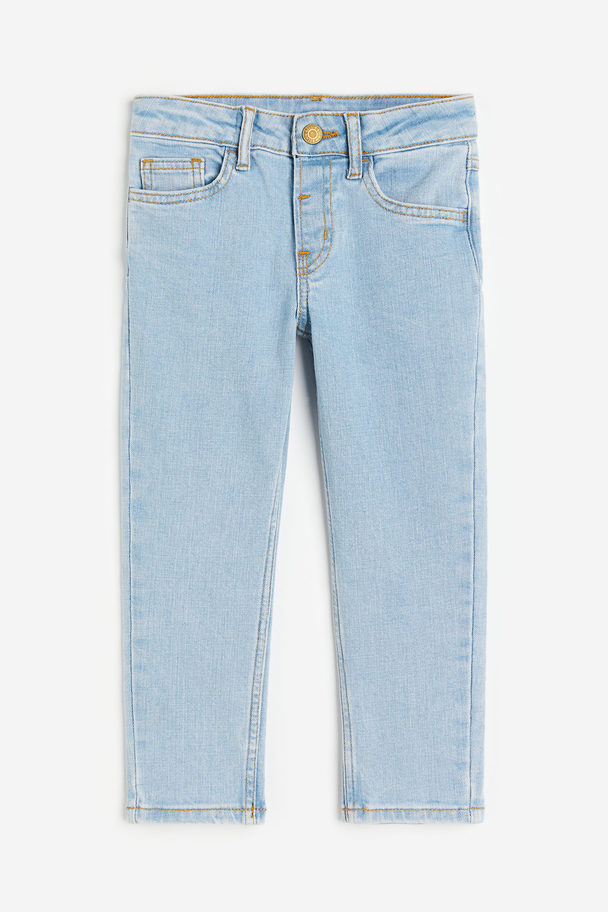 H&M Relaxed Tapered Fit Jeans Light Denim Blue
