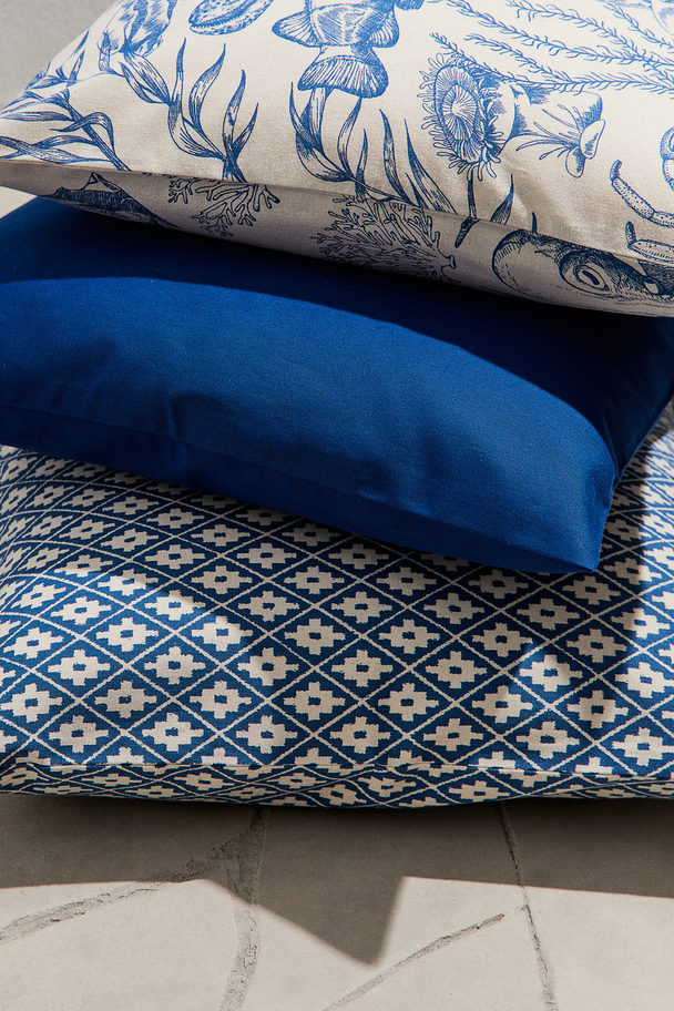 H&M HOME Outdoor Cushion Cover Blue