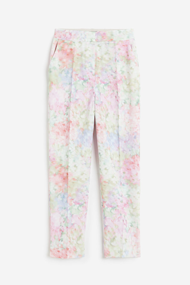H&M Pantalon Roze/bloemen