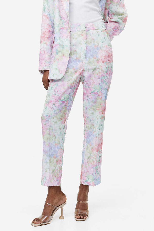 H&M Pantalon Roze/bloemen