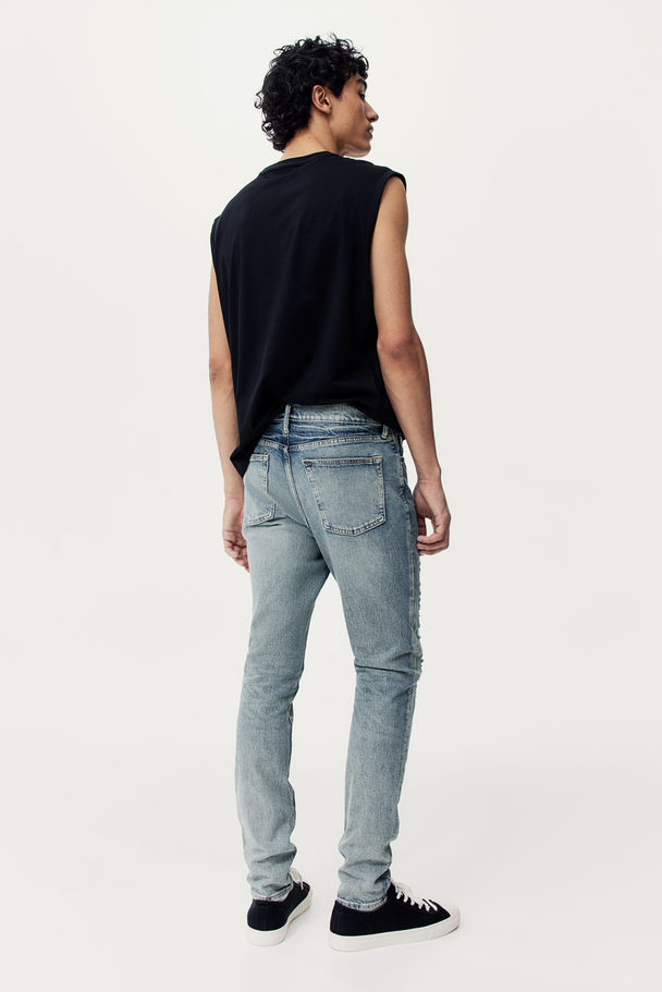 H&M Skinny Jeans Denimblauw
