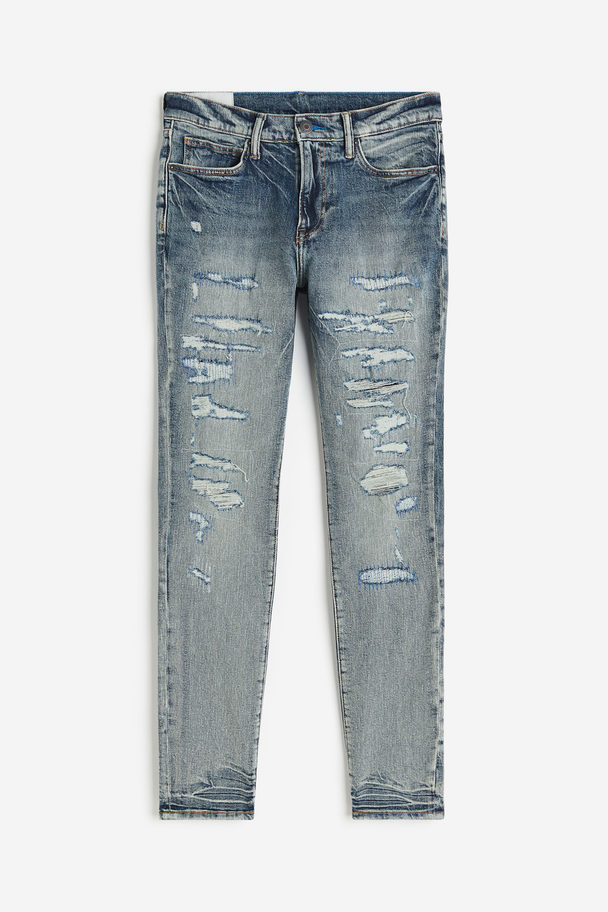 H&M Skinny Jeans Denimblau