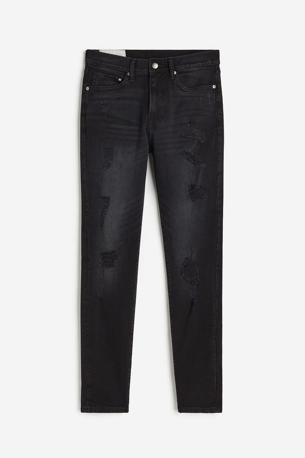 H&M Skinny Jeans Schwarz