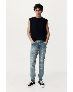 Skinny Jeans Denimblau