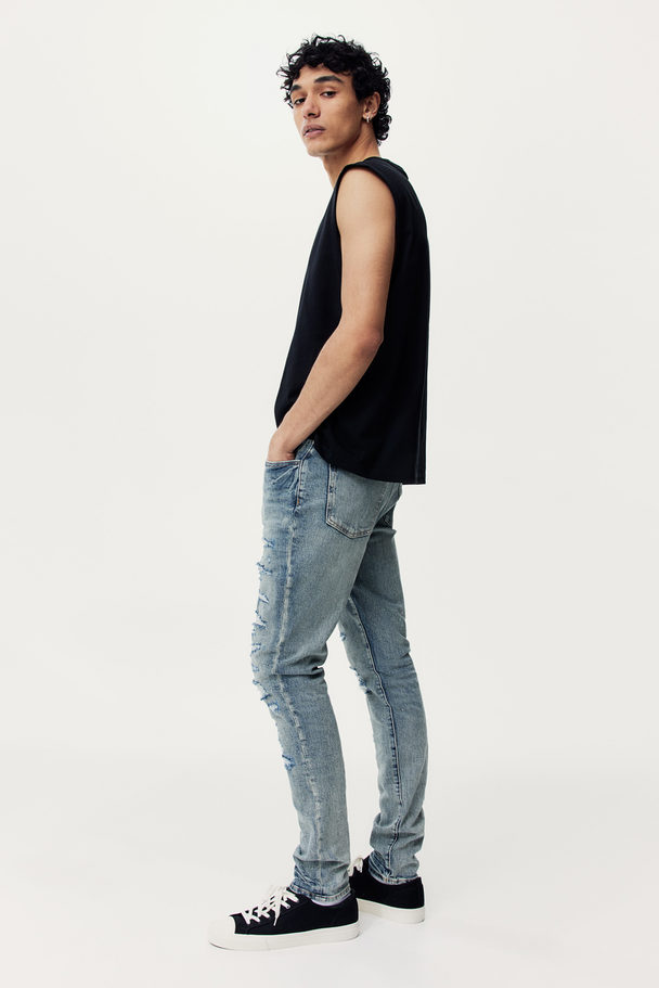 H&M Skinny Jeans Denimblau