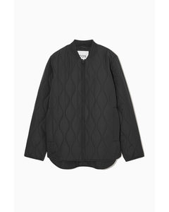 Quilted Liner Jacket Black