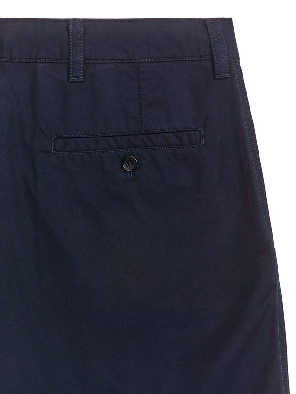 ARKET Cotton Shorts Dark Blue