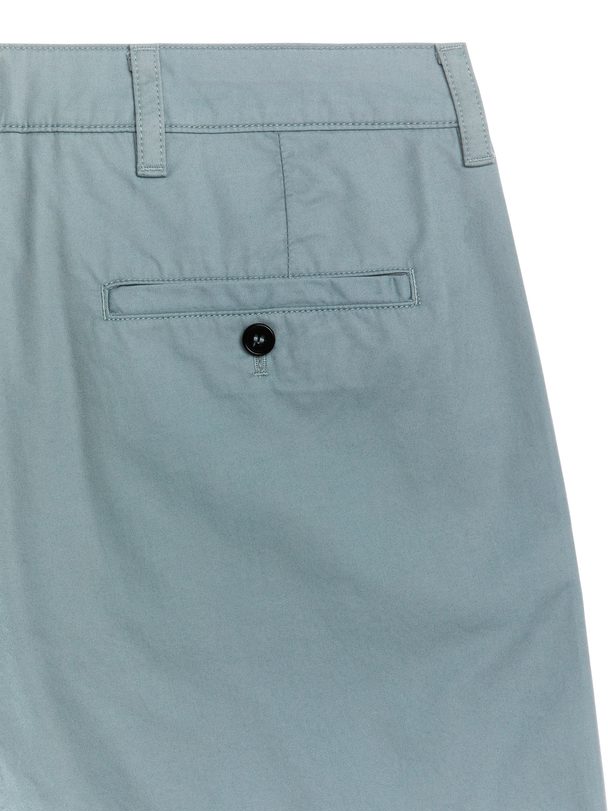 Arket Cotton Shorts Dark Turquoise
