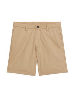 Baumwollshorts Beige