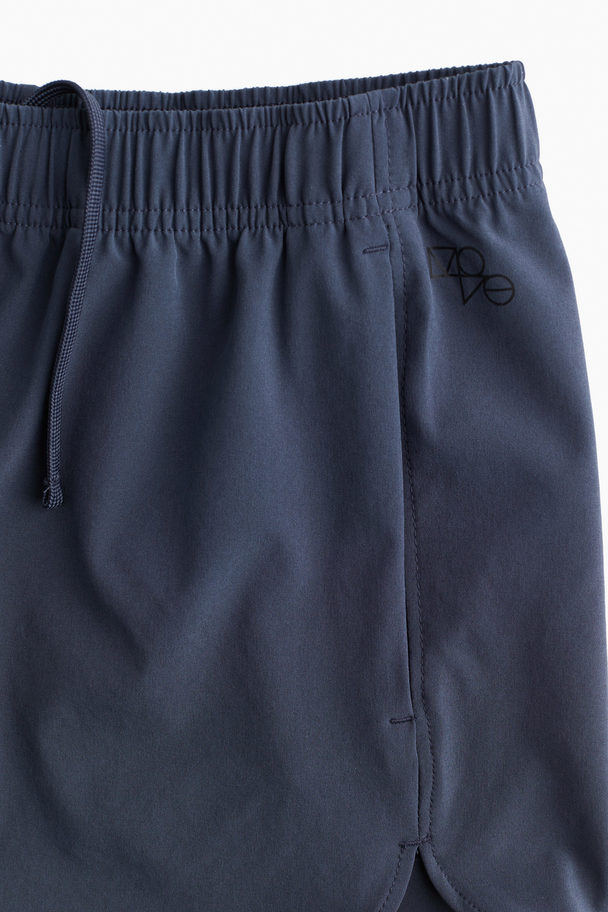 H&M DryMove™ Sportshorts Stahlblau