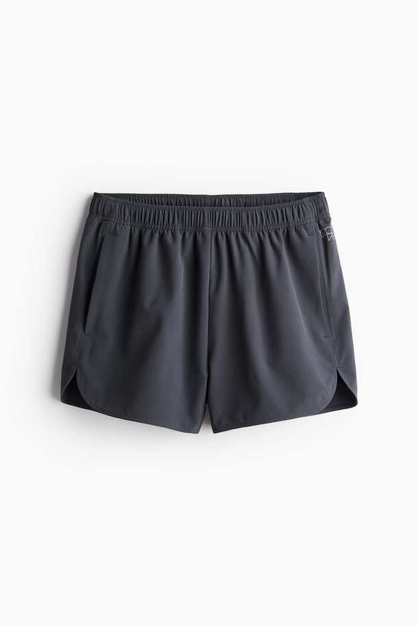 H&M DryMove™ Sportshorts Dunkelgrau