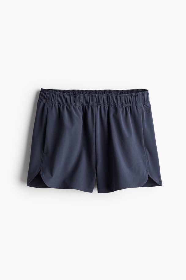 H&M DryMove™ Sportshorts Stahlblau