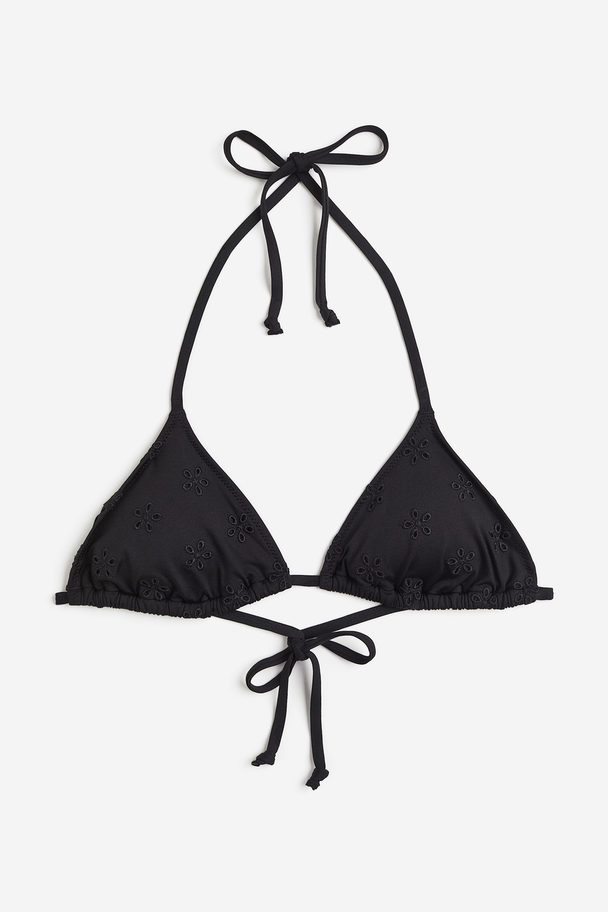 H&M Vattert Trekant-bikinitopp