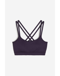 Softmove™ Light Support Sports Bra Dark Plum