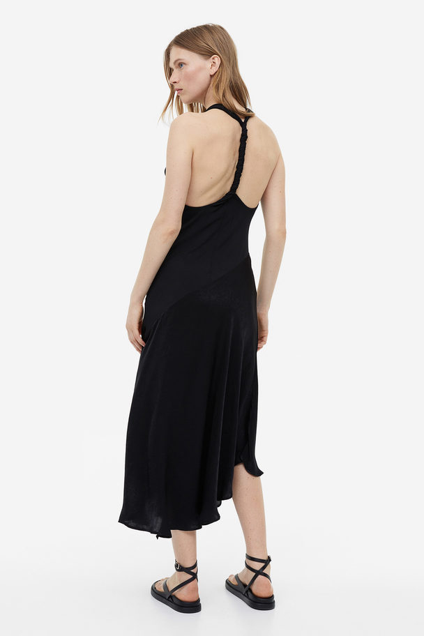 H&M Twist-back Dress Black