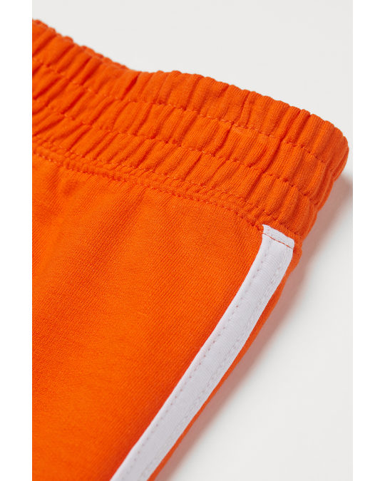 H&M 2-piece Cotton Set Orange/white