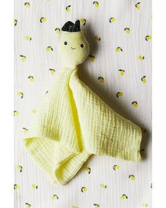 Cotton Muslin Comfort Blanket Light Yellow/lemon