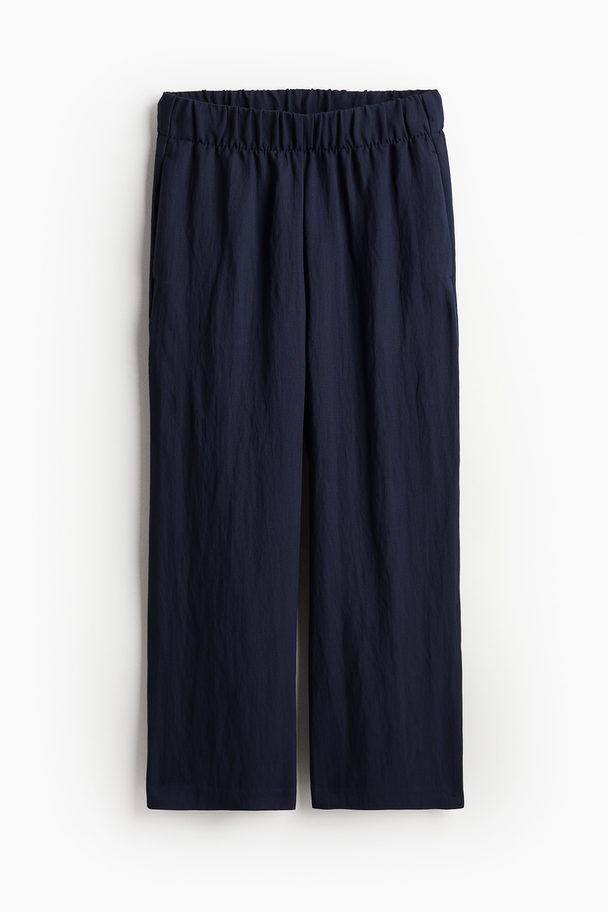 H&M Schlupf-Culottes Marineblau