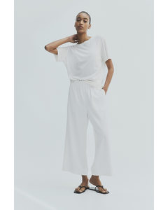 Pull-on Culottes White