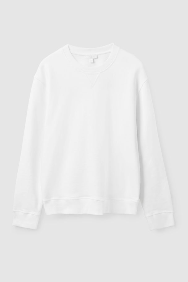 COS Relaxed-fit Sweatshirt White